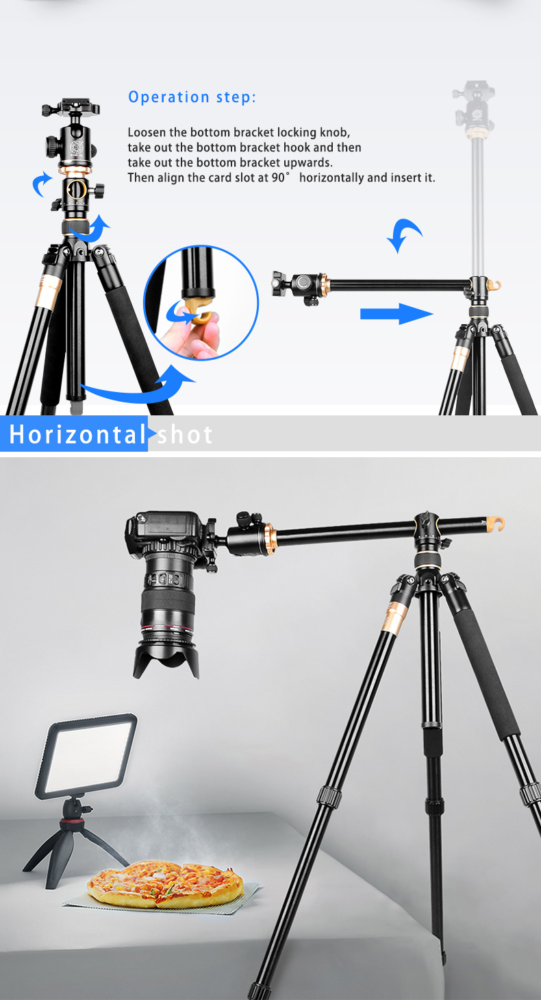 Chân máy ảnh Beike Symtem Go Q-996H