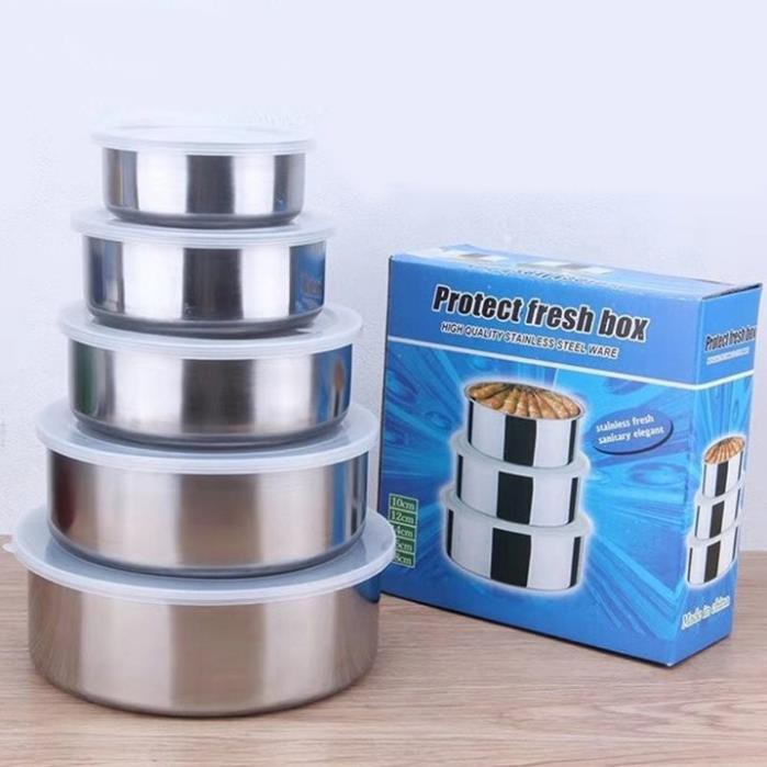 Bộ bát inox 5 món tiện dụng