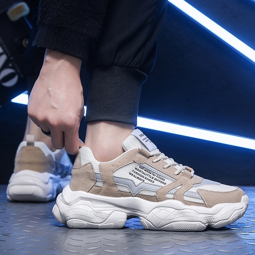 Giày sneaker nam Ulzzang đế tăng chiều cao cá tính