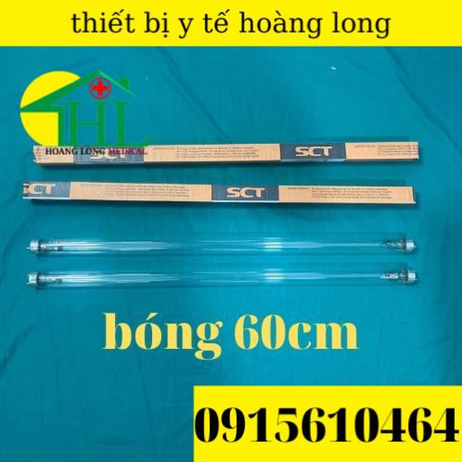 Bóng đèn cực tím tia uv diệt khuẩn không khí bóng đèn tia uv 60cm
