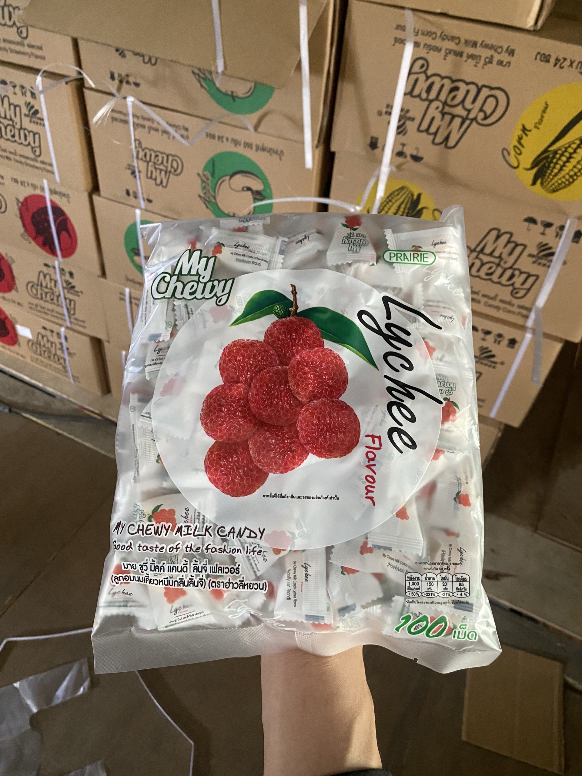 Kẹo dẻo sữa hương trái cây My Chewy Thái Lan