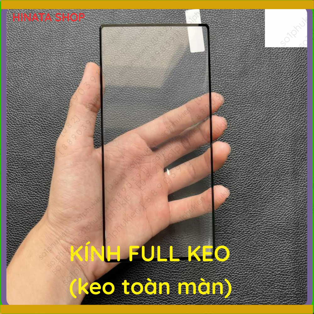 Kính cường lực Samsung Note 10 / Note 10+ full màn, full keo, keo viền