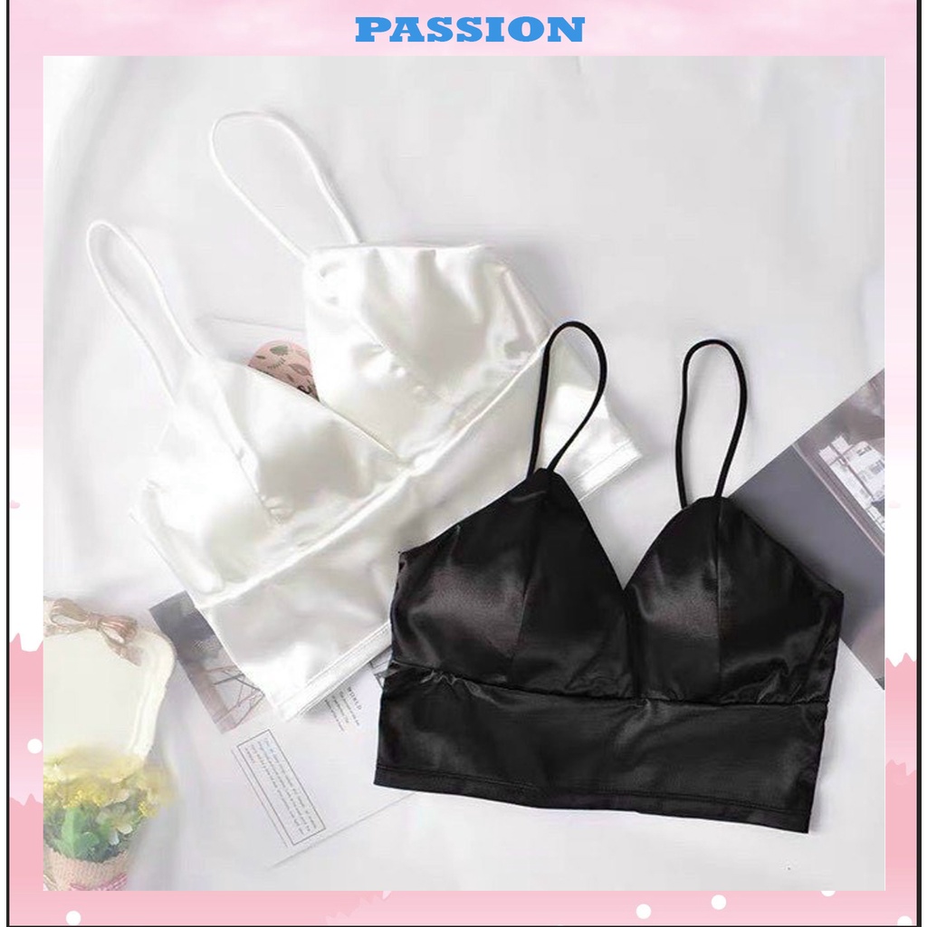 Áo Bra Satin Phi Lụa 2 Dây Sexy