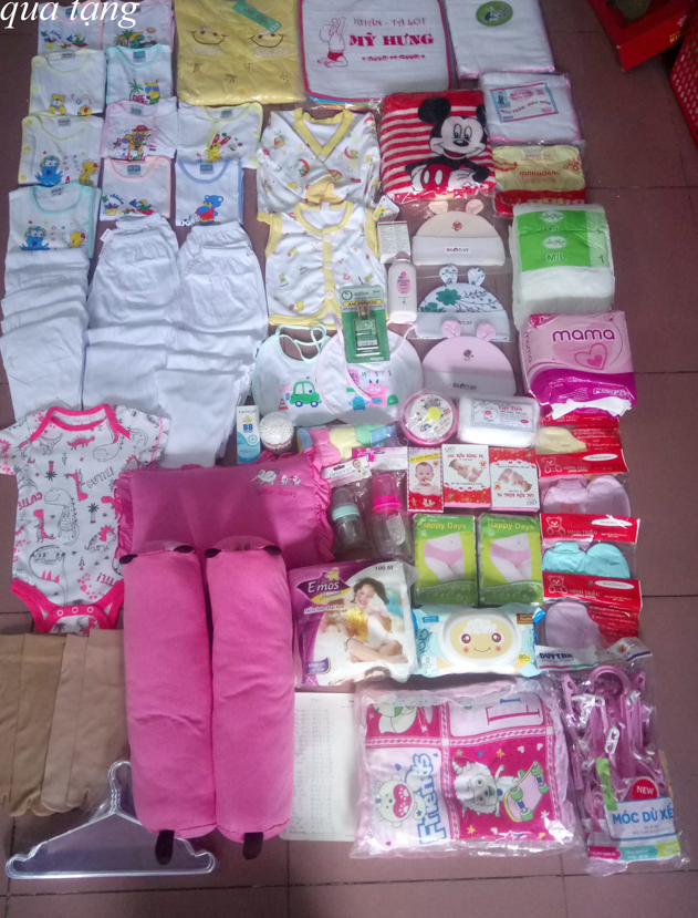 Trọn gói đồ dùng cho bé sơ sinh cho bé trai bé gái bốn mùa
