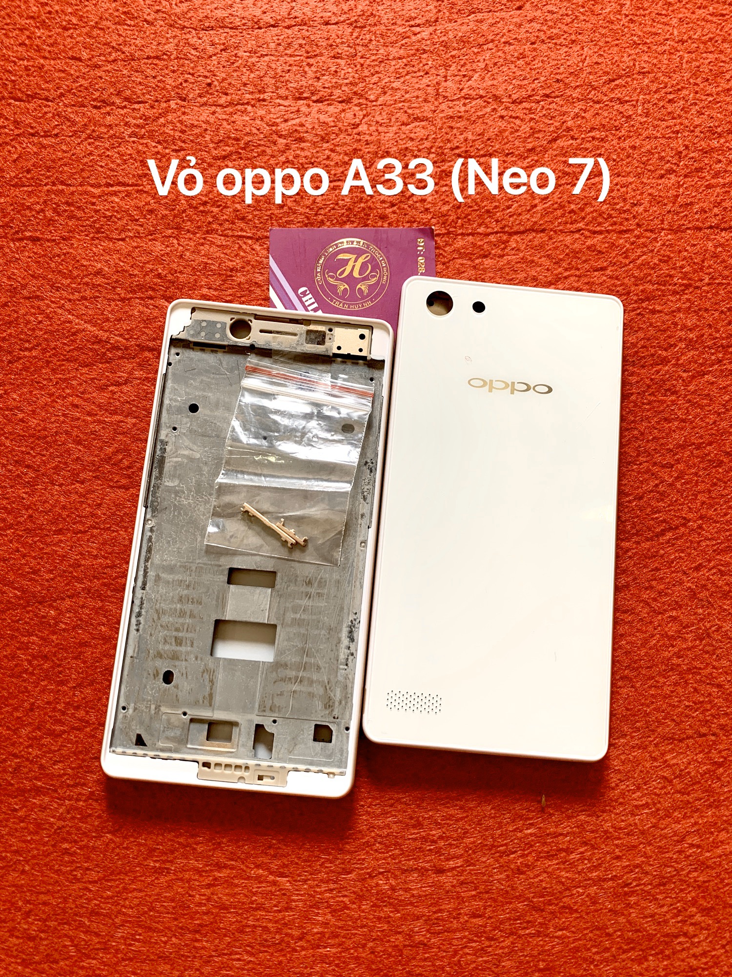 [HCM]Vỏ oppo A33 - neo 7 zin full bộ - mới 100%