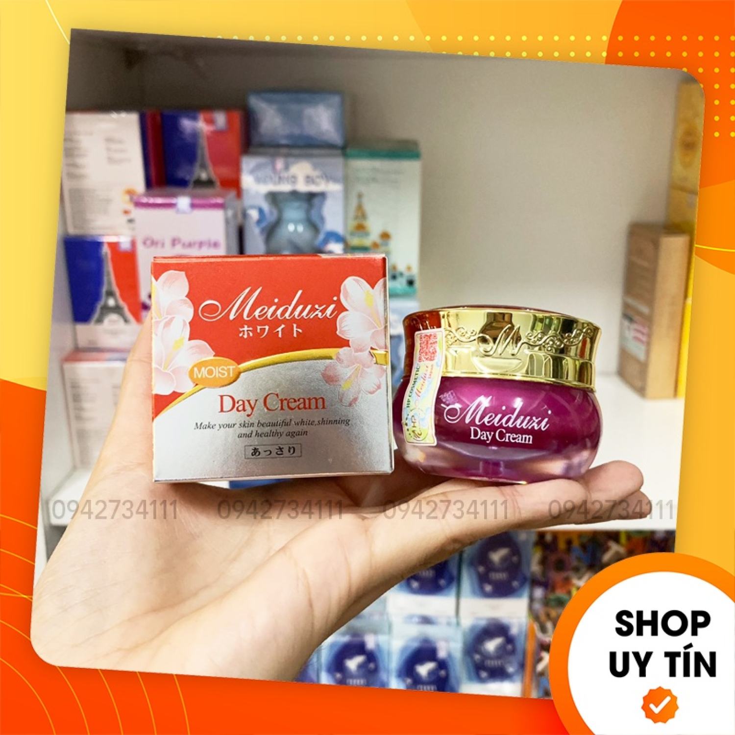 Kem face meiduzi ban ngày hộp đỏ phiên bản tem hp 20gr