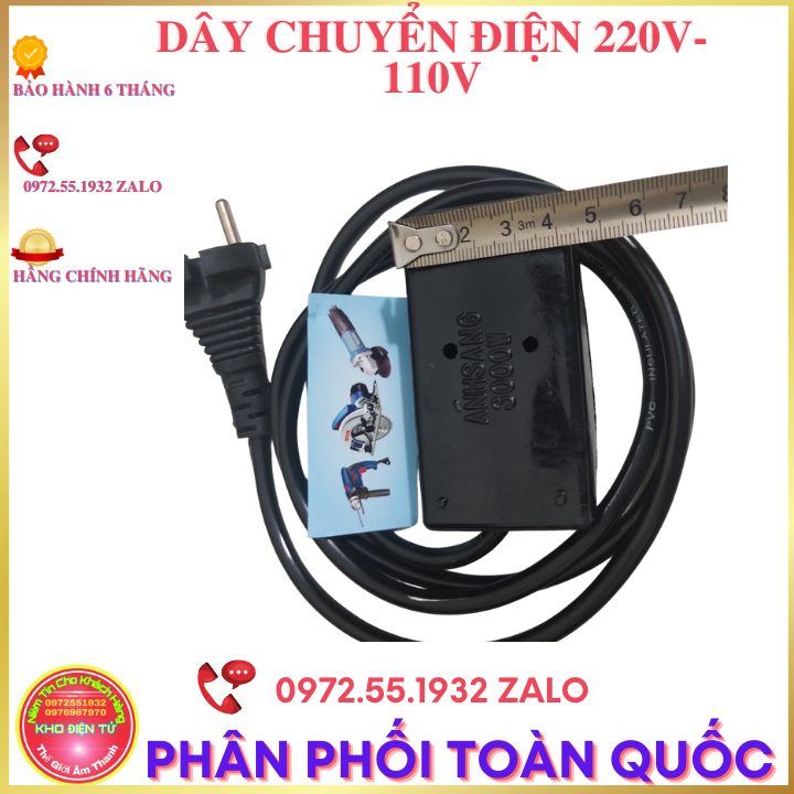 Dây đổi nguồn 220V sang 110