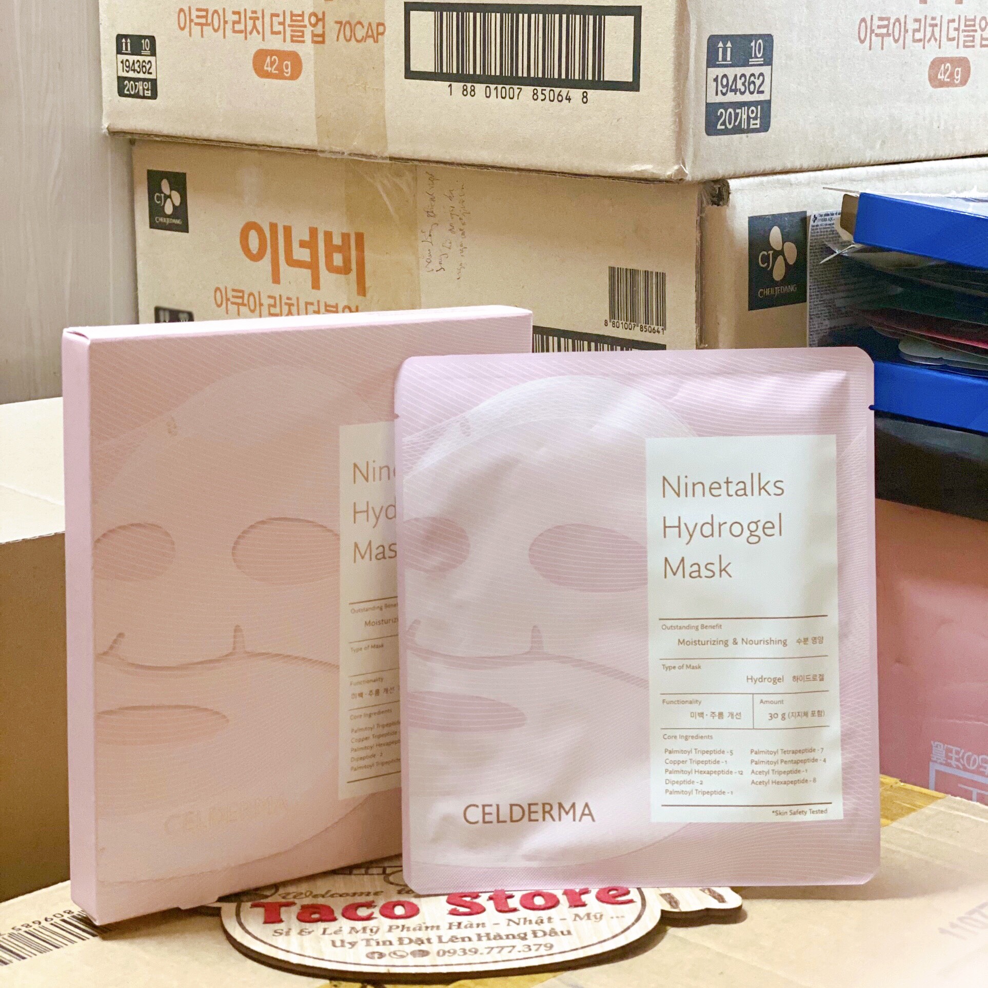Mặt Nạ Celderma Nintealks Hydrogel Mask
