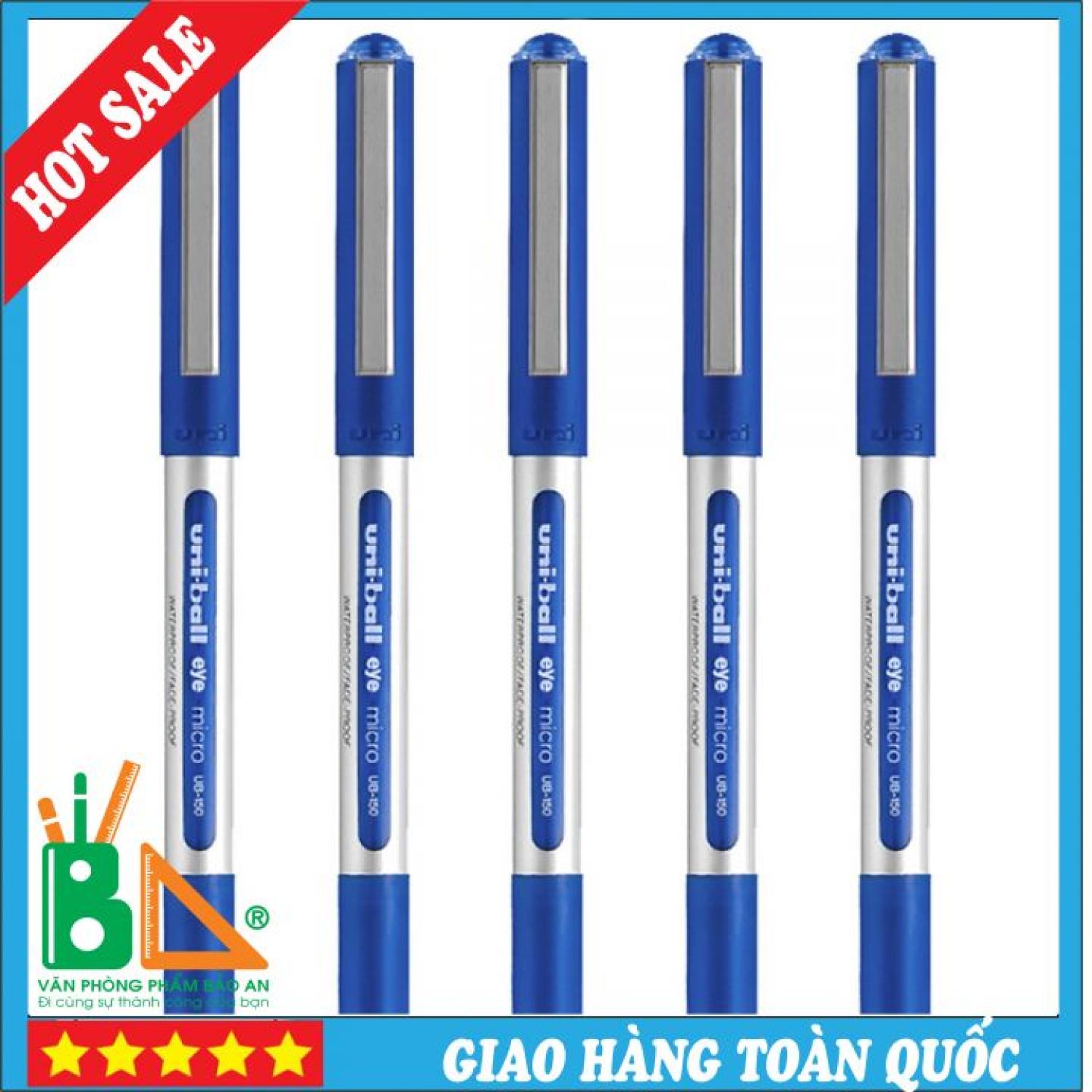 Bút ký uni-ball ub 150 - mua 10 tặng 1 - màu mực tươi sáng - màu mực xanh / đen / đỏ