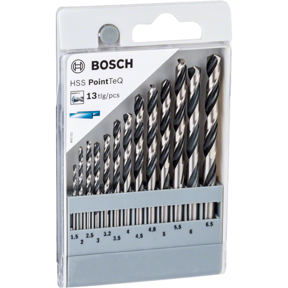 Bộ mũi khoan Bosch HSS PointTeQ chống ăn mòn