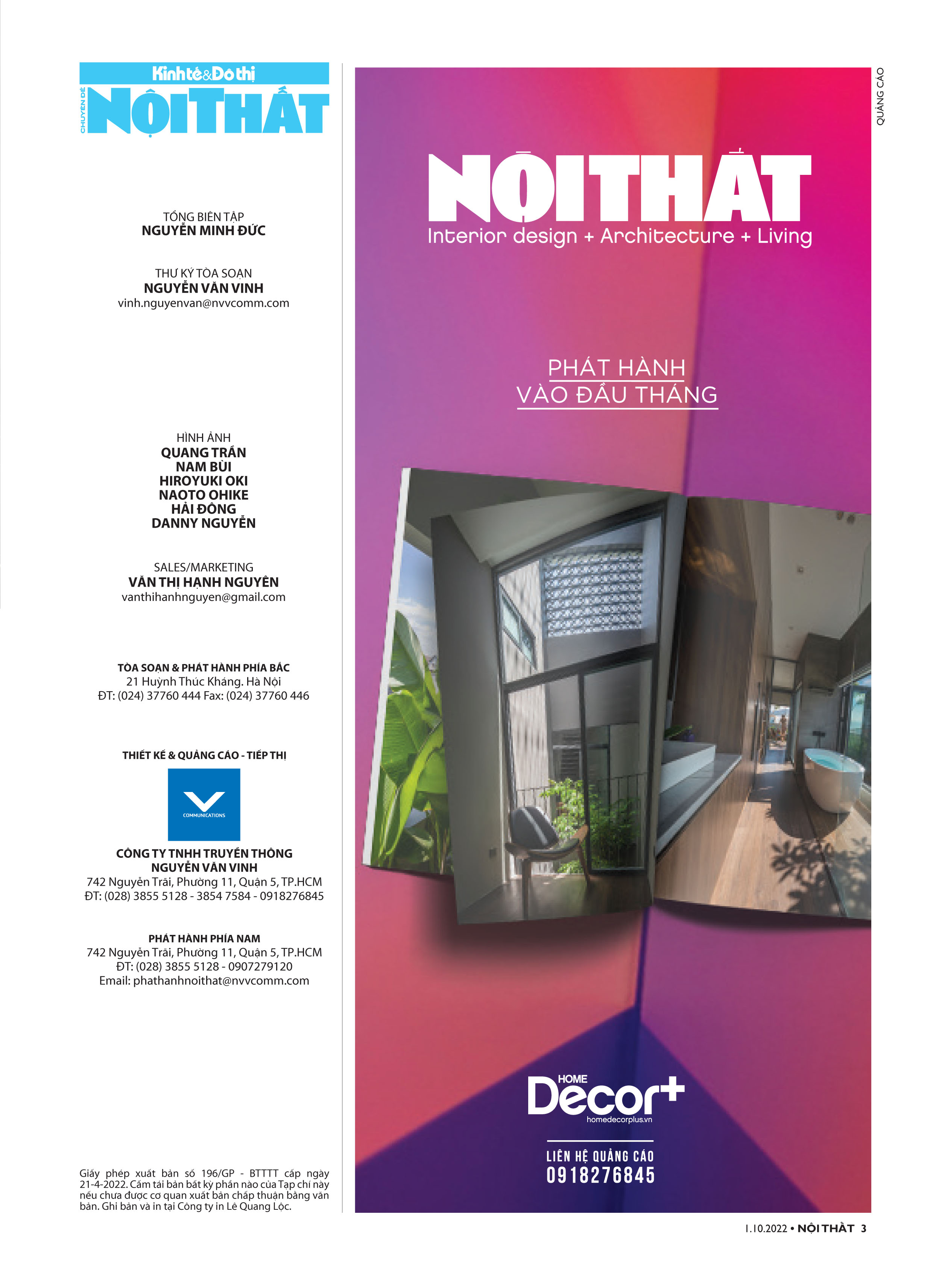Tạp chí Nội Thất 323 (Tháng 10-2022)