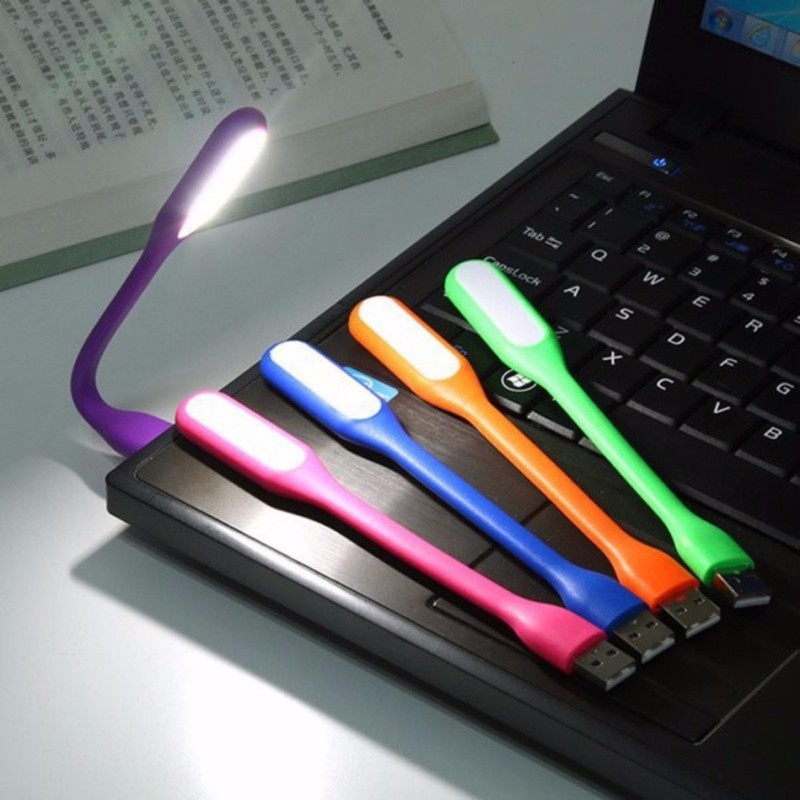 Bộ 5 Đèn LED USB Dẻo Siêu Sáng Cắm Máy Tính, Sạc Dự Phòng (Giao Màu Ngẫu Nhiên)