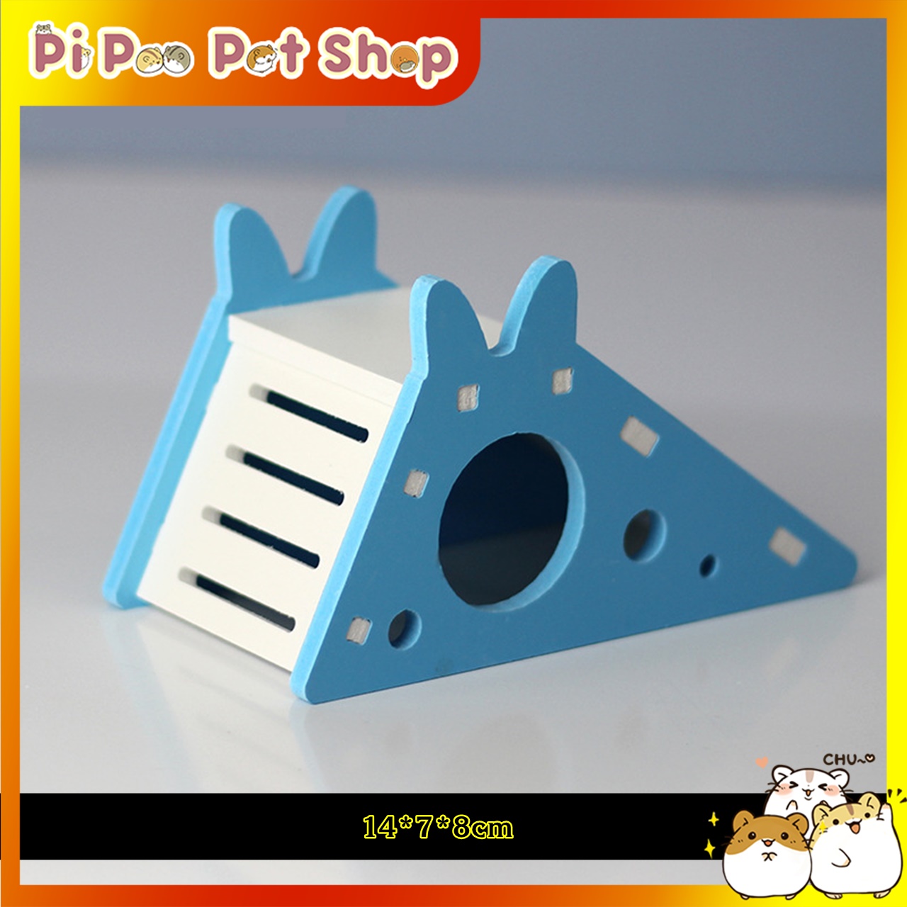 Nhà ngủ cho hamster - Nhà cầu tuột