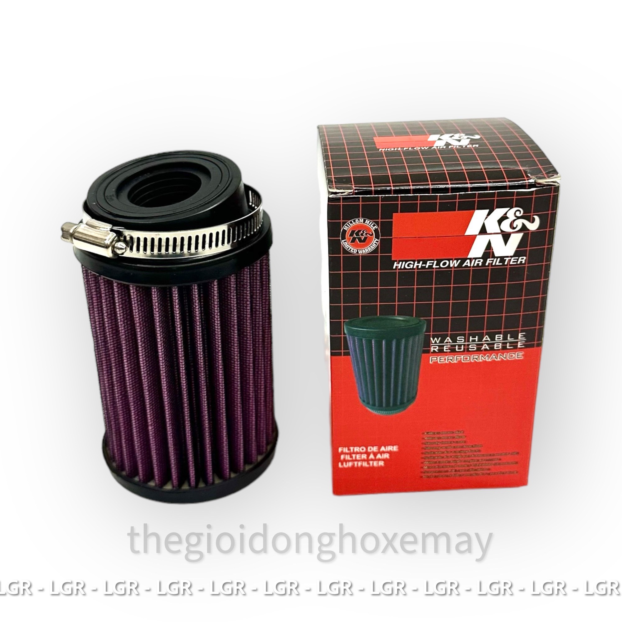 Lọc Gió Trụ KN Lắp Mọi Loại Xe Số