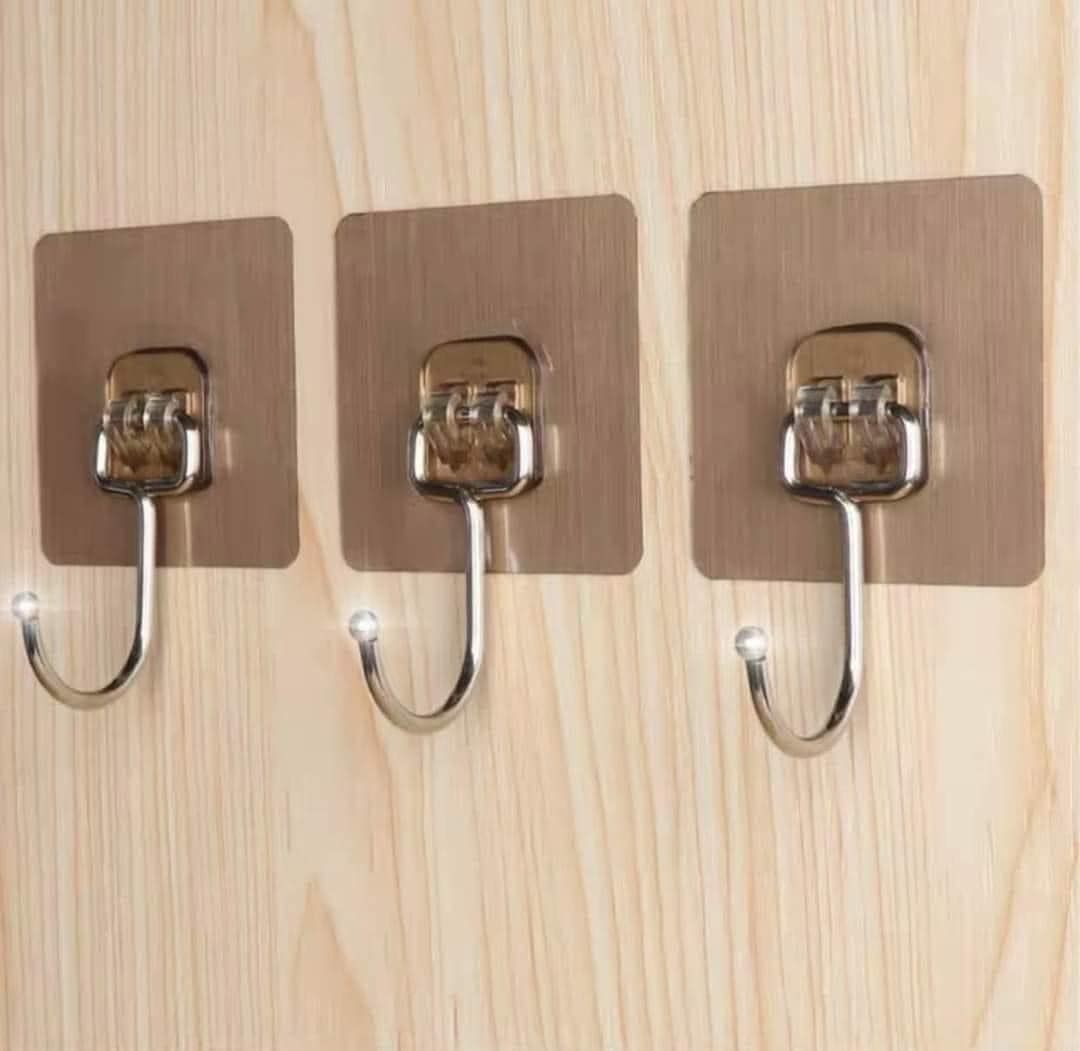 Combo 10 chiếc móc dính inox siêu dính