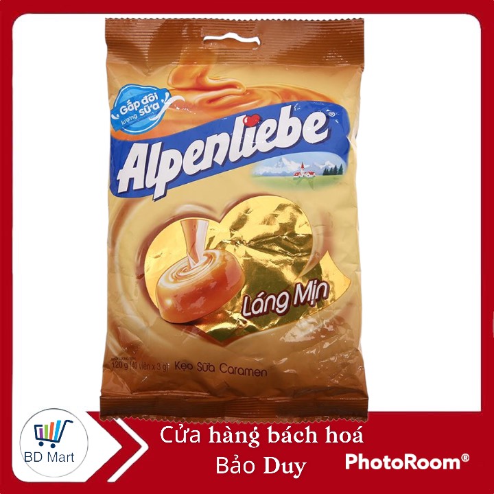 Kẹo sữa caramen Alpenliebe gói 120g /322G