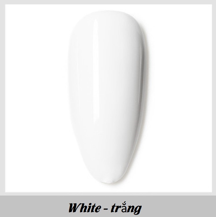 [HCM]Sơn Gel As TRẮNG 15ML - Chai đỏ