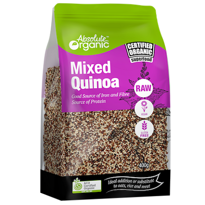 [HCM]Hạt Diêm Mạch Organic, mixed Quinoa - túi 400gram