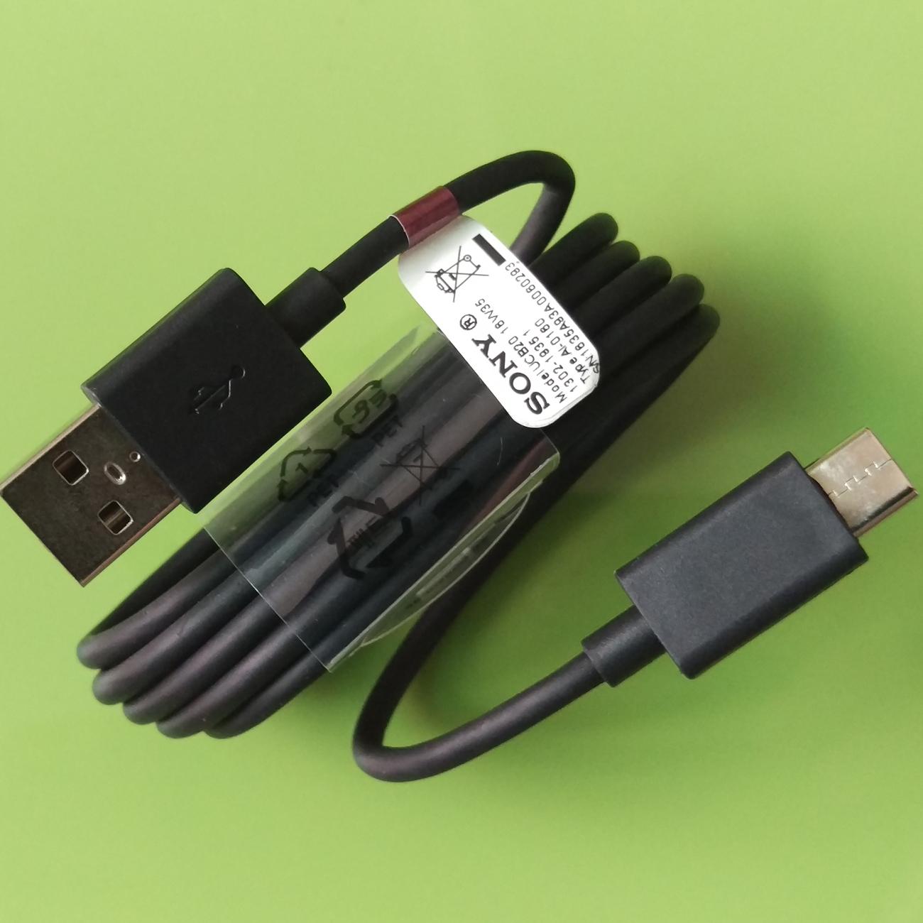 [HCM]Cáp Sony Xperia UCB20 chuẩn USB Type-C Zin 2018 (Quick Charge 3.0)