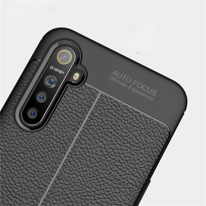 Ốp lưng Realme XT, Realme X2 silicon giả da Auto Focus