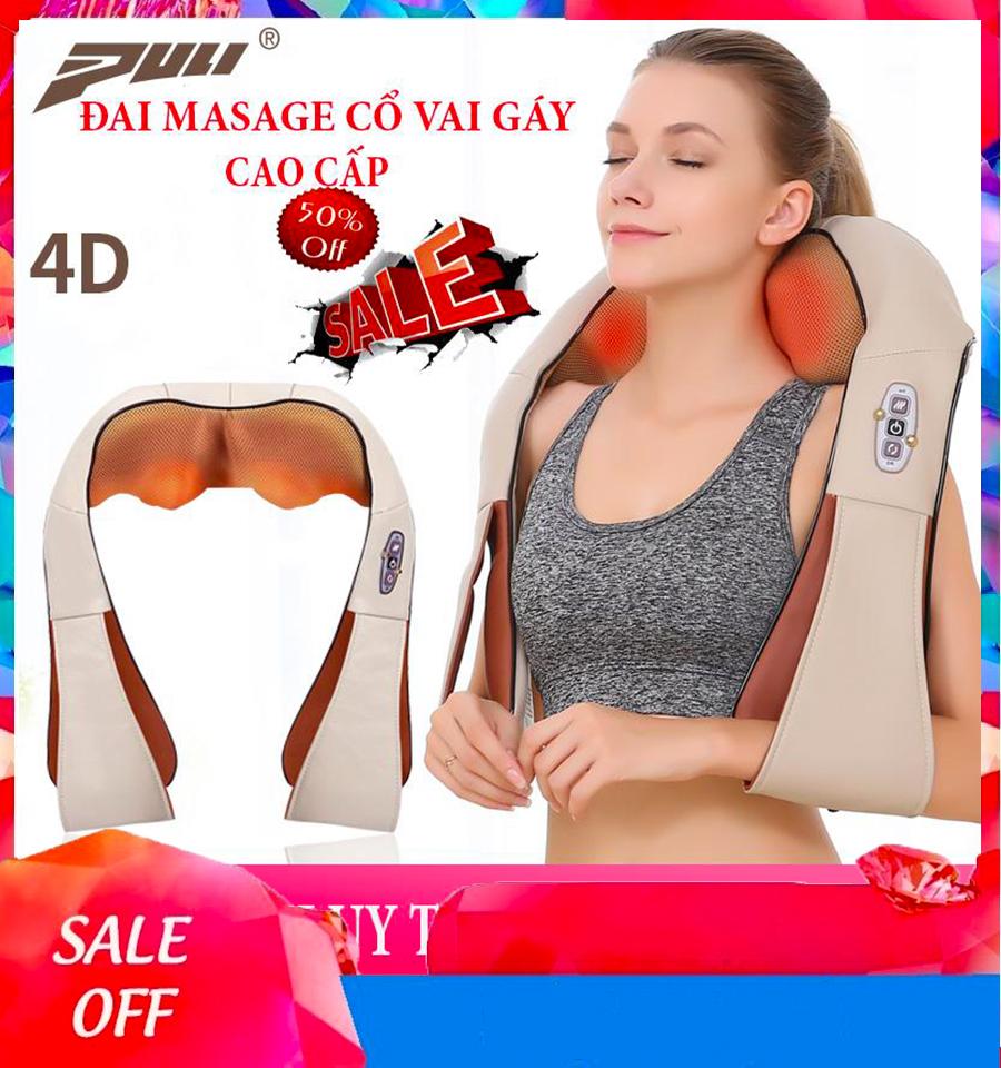 Máy Matxa Lưng Cổ - Gối Massage Hồng Ngoại - Máy Massage Cổ, Vai, Gáy, Lưng Hồng Ngoại Giá Cực Sốc Ưu Đãi Hấp Dẫn - Nhẹ Nhàng Massage Xoa Bóp Giảm Đau Hiệu Quả - PHÂN PHỐI VÀ BẢO HÀNH UY TÍN BỞI HOT TREND SG