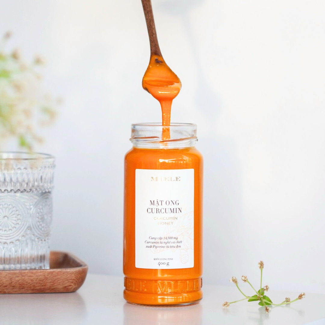 Combo: Mật ong Curcumin 400g + Mật ong Saffron 400g