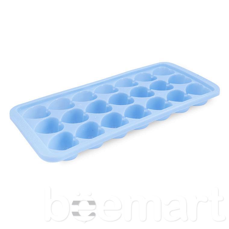 Bộ 5 Khay Làm Đá Thạch Rau Câu Socola Hình Trái Tim (21 Viên/ 1 Khay)