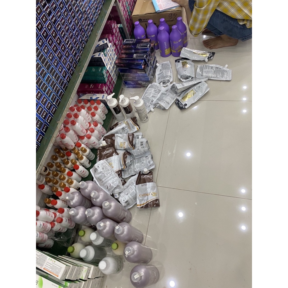 Uốn Tóc 3D Obsidian Uốn Nóng Và Uốn Lạnh 500+500ml