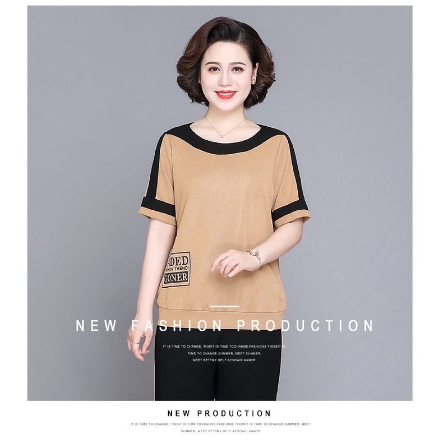 [FreeshipMAX] Đồ bộ trung niên mặc nhà  cho bà cho mẹ