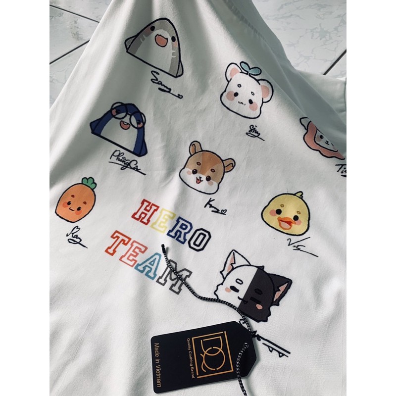 [HCM]Áo thun linh vật Hero Team