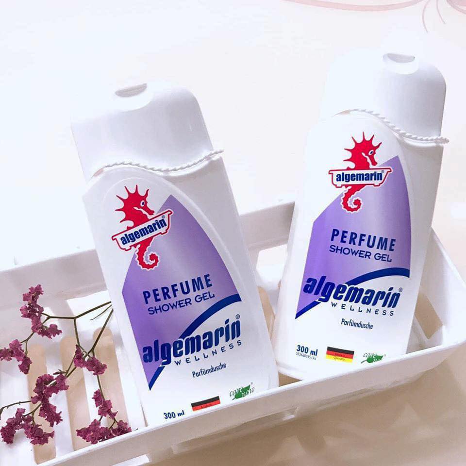 Sữa Tắm Cá Ngựa Algemarin Perfume Có Vòi 600ml Thái Lan