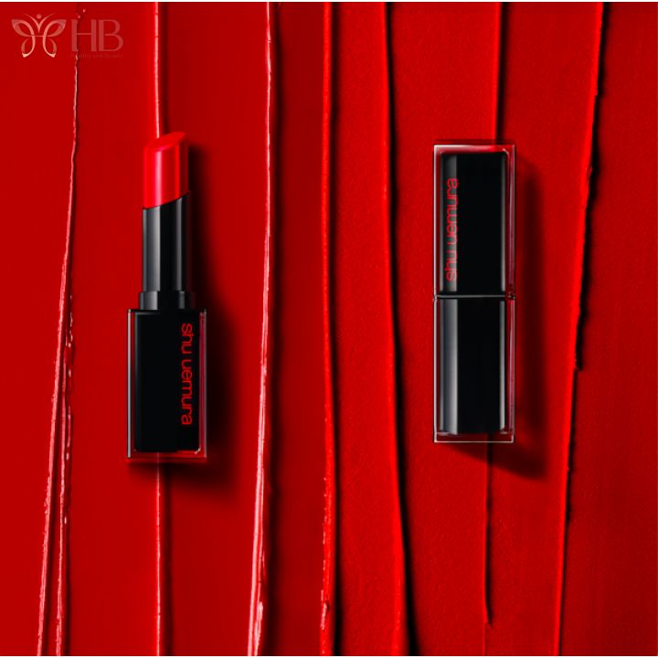[Hàng Nhập Khẩu 100%] Son Shu Uemura Màu 570 Vỏ Đen - Đỏ Cam