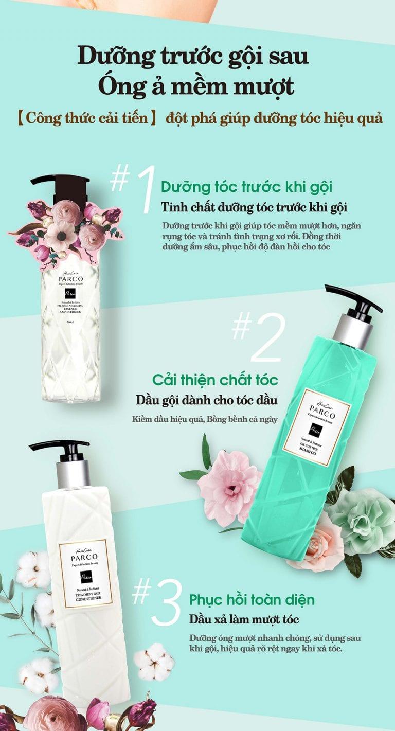 Dầu Gội Dành Cho Tóc Dầu Parco Oil Control 400ml