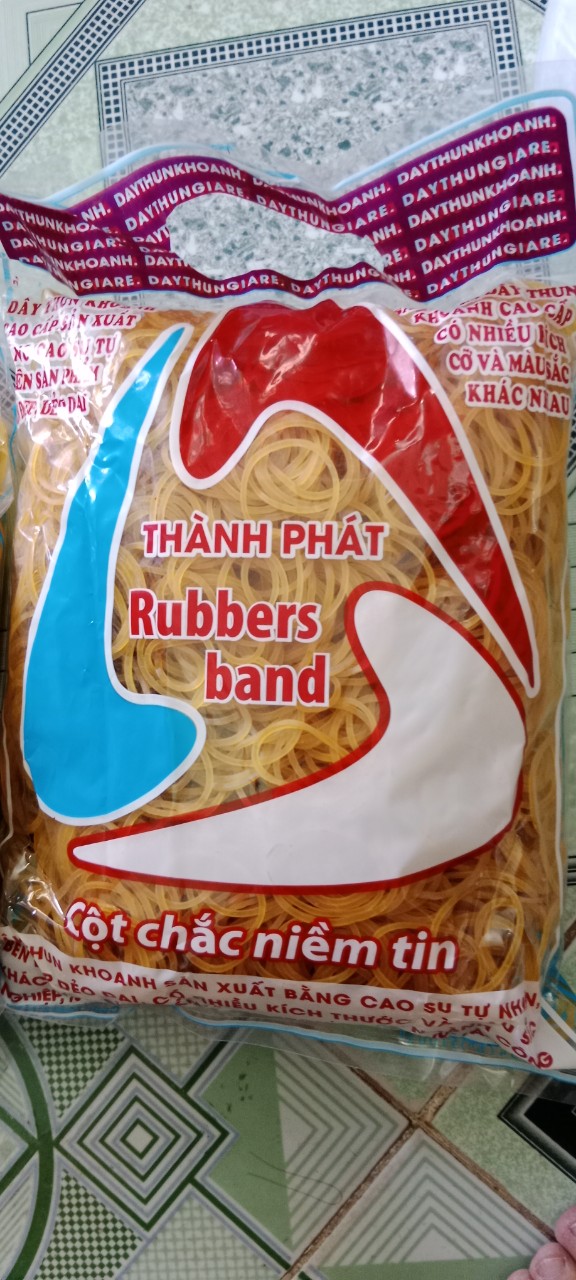 Dây thun tròn Thành Phát đủ size bịch 500gr