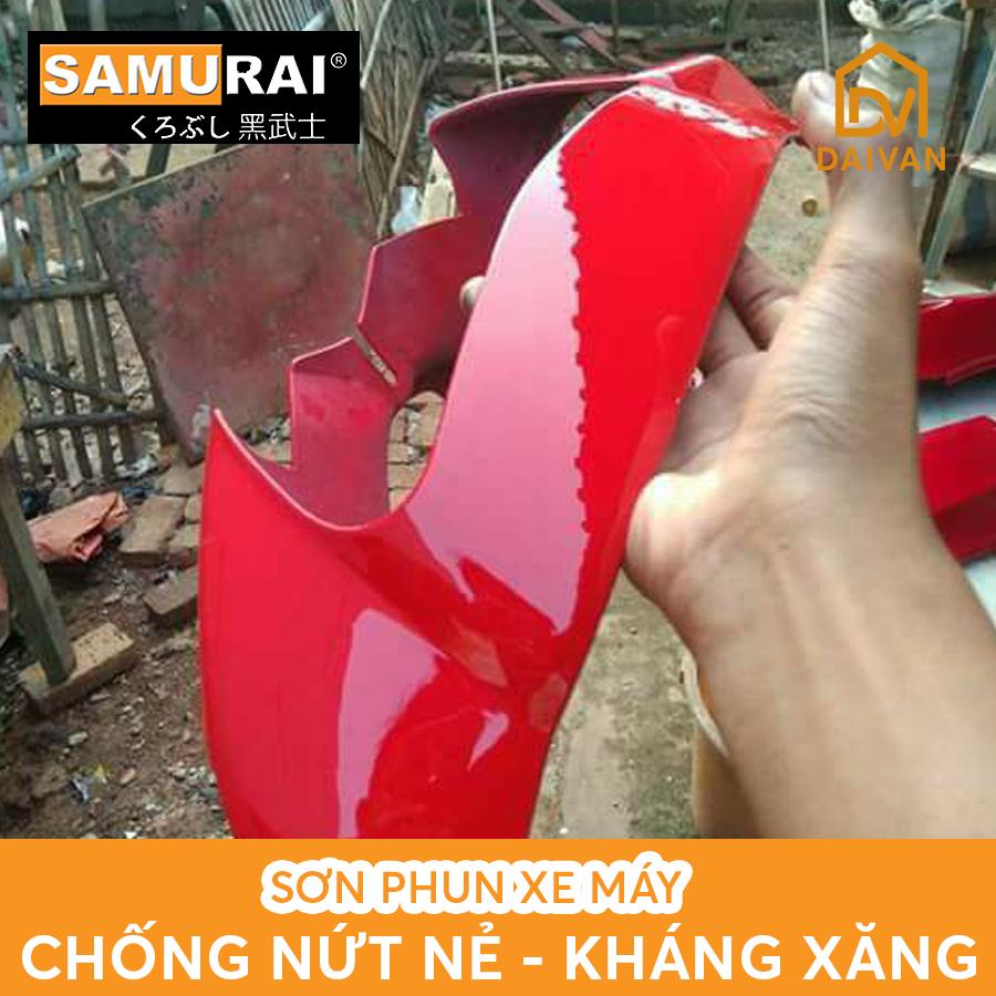Chai sơn Samurai 23 màu đỏ nổi bật
