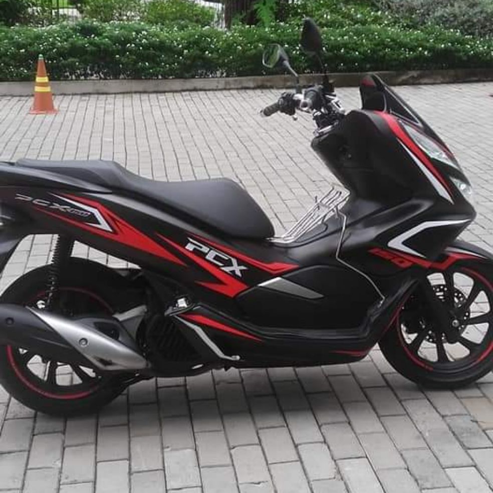 [HCM]Tem xe pcx tem rời dán xe đen 2014- 2020