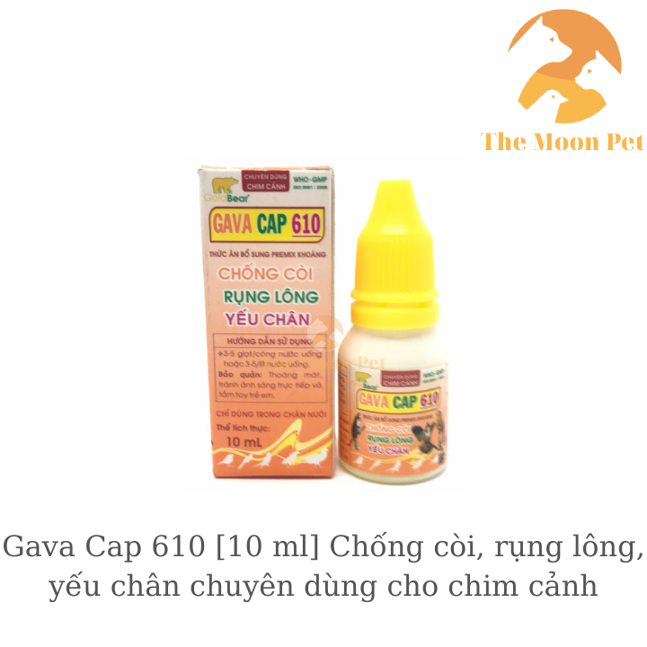 Căng Lửa 214 [10 ml] - Gava Cap 610 [10 ml] chuyên dùng cho chim cảnh