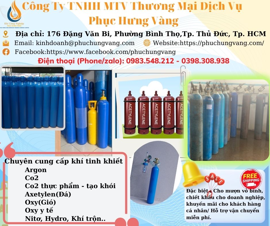 BÌNH KHÍ OXY 14 LÍT Bình Đầy Khí