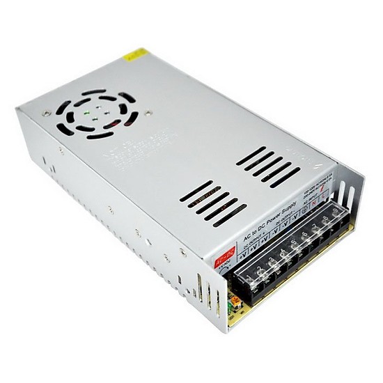 Nguồn tổng 12V 30A có quạt cho Camera và đèn Led