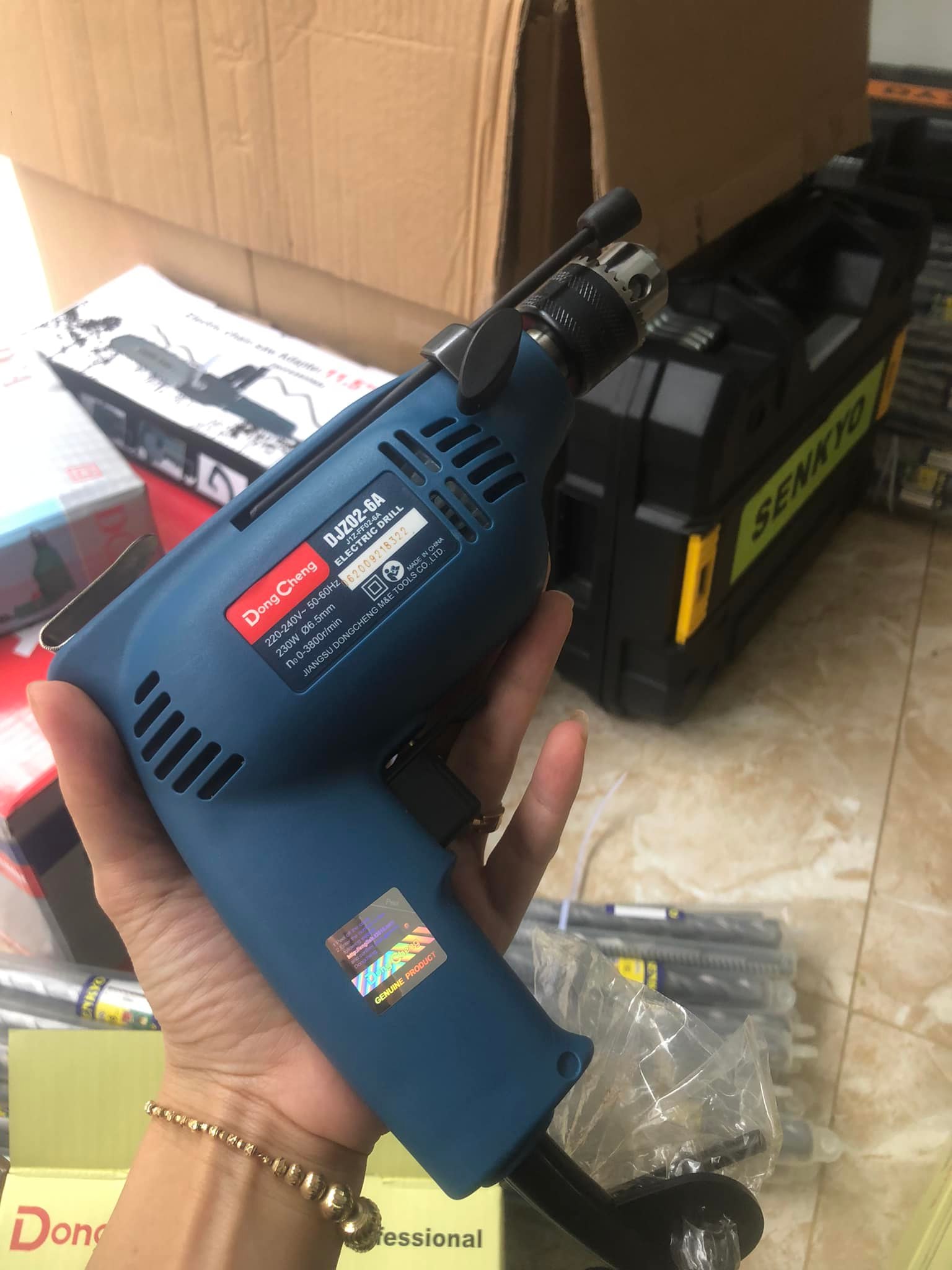 Máy Khoan Dongcheng DJZ02-6A 230W