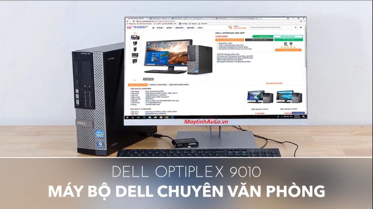 Bộ Máy tính Đồng Bộ Dell Optiplex 9010 ( Core i3 3220 / 4G / 500G ) Màn Hình 18.5 Wide Led - Hàng Nhập Khẩu