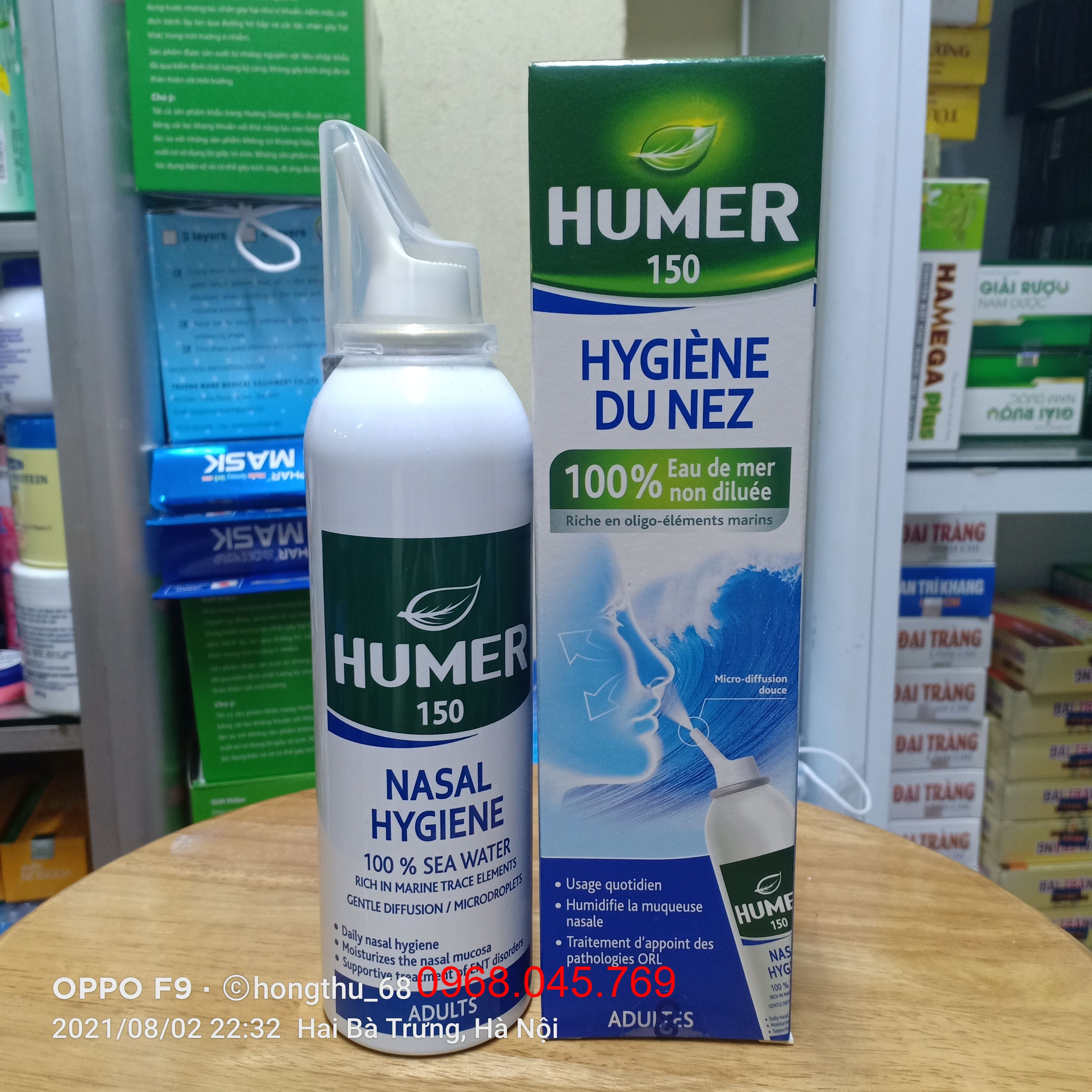 Humer dung dịch vệ sinh mũi - Lọ 150ml