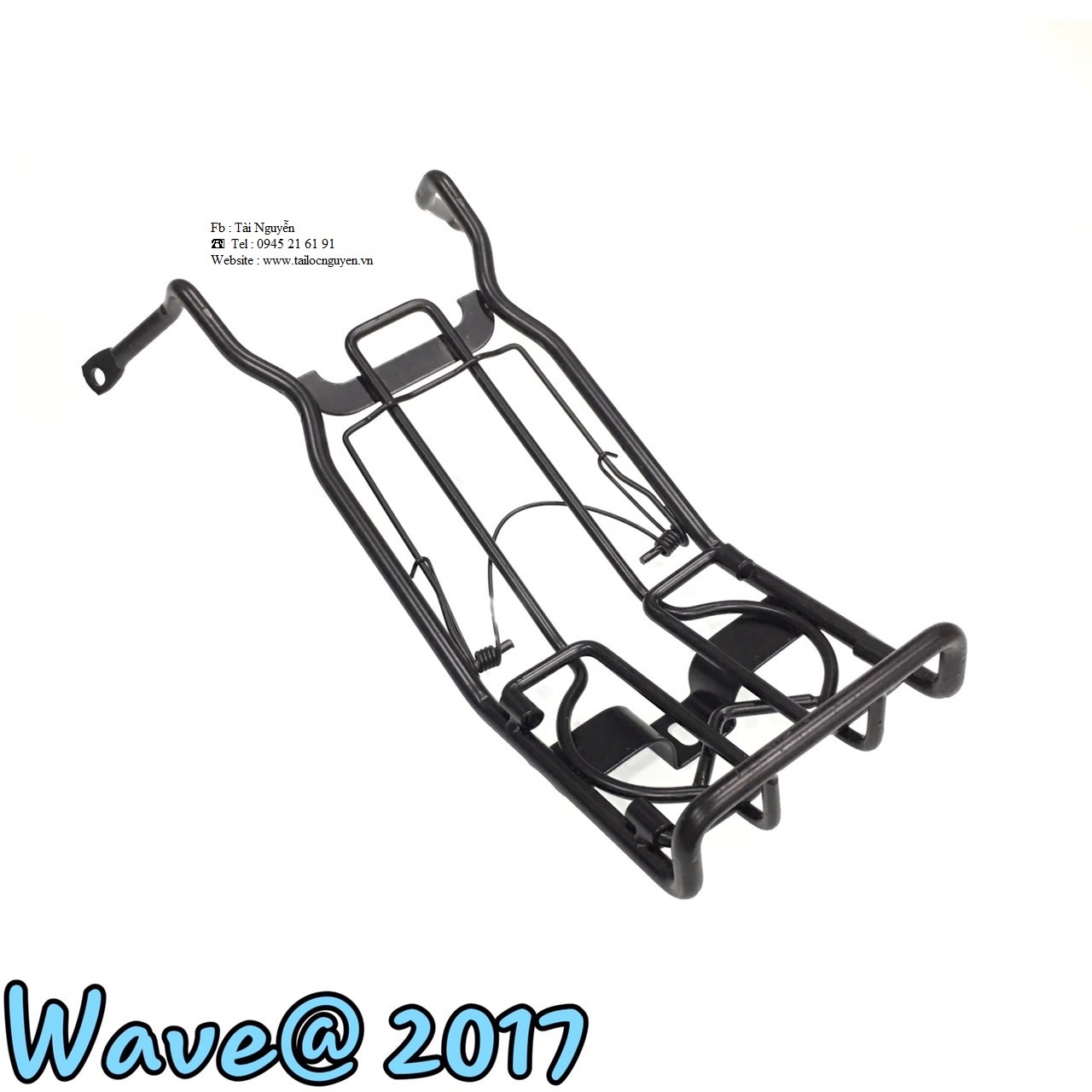 BAGA INOX SƠN ĐEN CHO WAVE RSX / WAVE A 2017