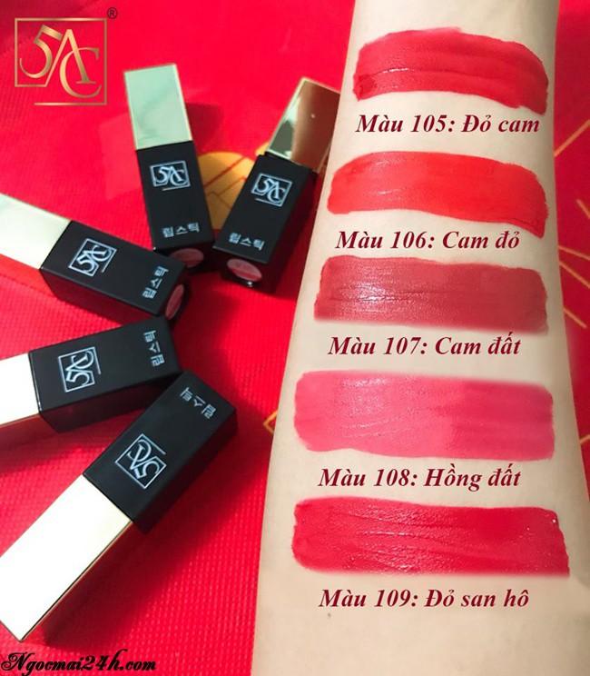 [HCM]Son lì Hàn Quốc 5AC màu Hồng Đất - Mã 108