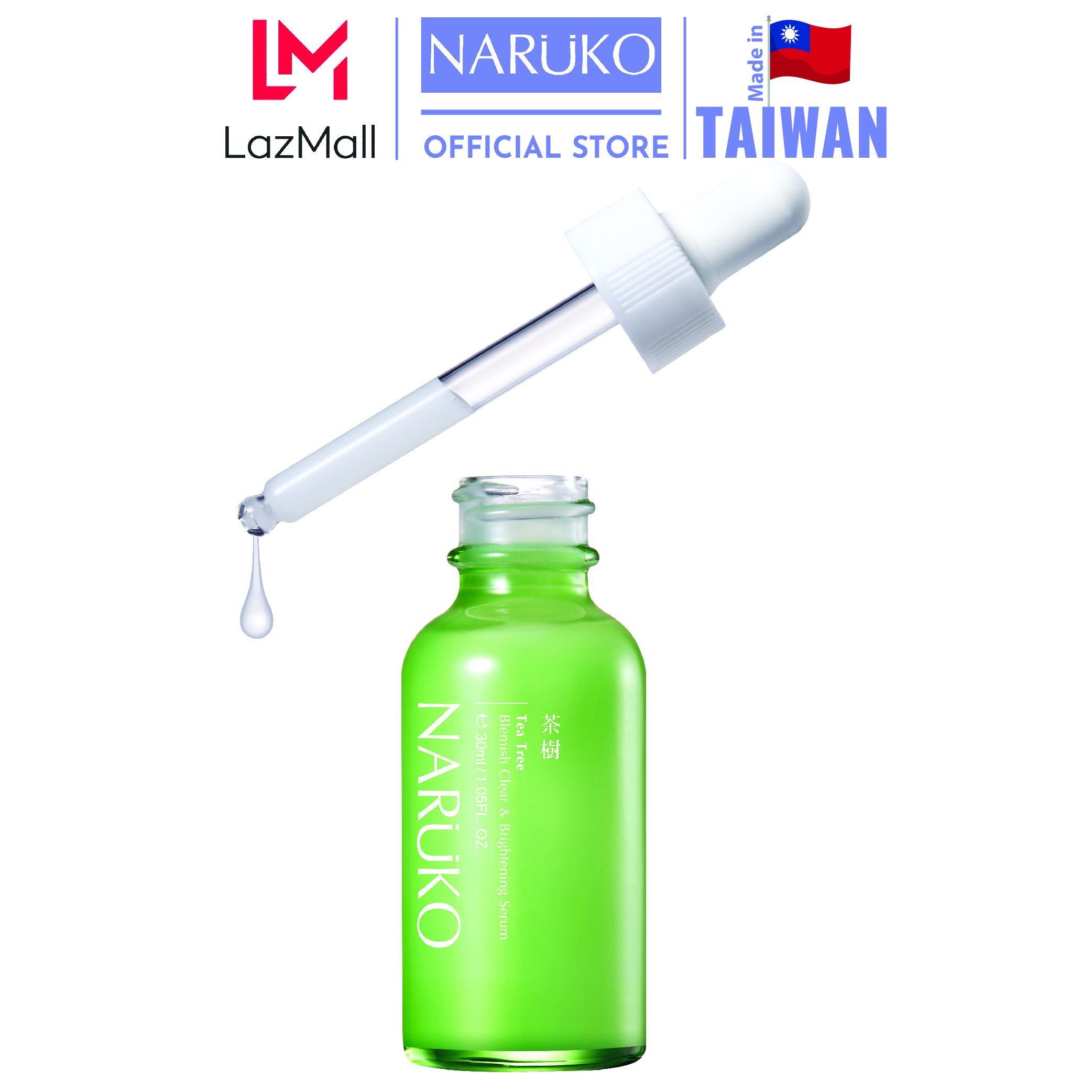 Naruko serum cấp ẩm trà tràm 30 ml – Naruko Tea Tree Shine Control and Blemish Clear Serum 30 ml