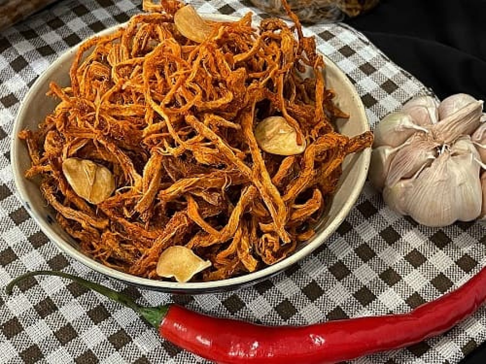 500GR KHÔ HEO CHÁY TỎI