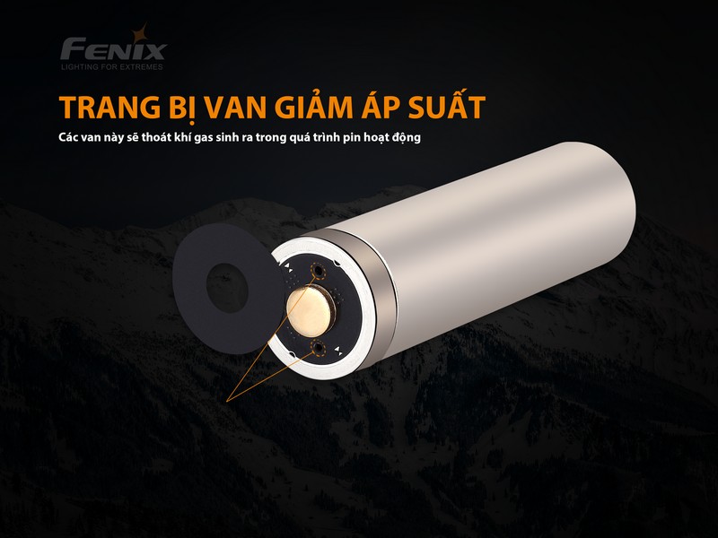 (01 viên) Pin sạc Fenix 21700 - ARB - L21-5000 - 5000 mAh