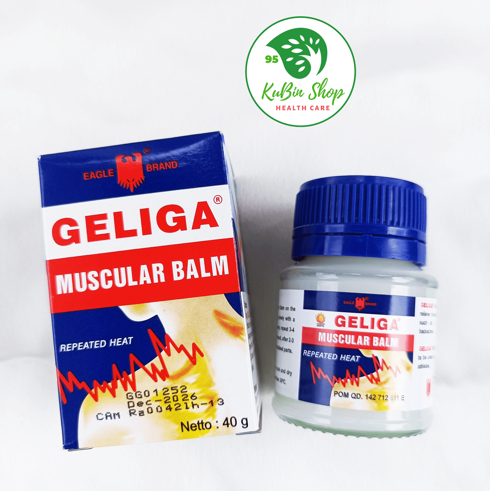 Dầu cù là lửa Geliga Muscular Balm 40gr Indonesia