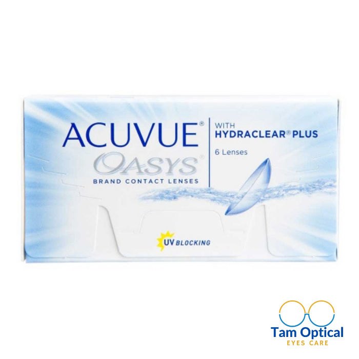 Kính Áp Tròng Acuvue Oasys With HYDRACLEAR PLUS (6 lenses) Silicon Hydrogel