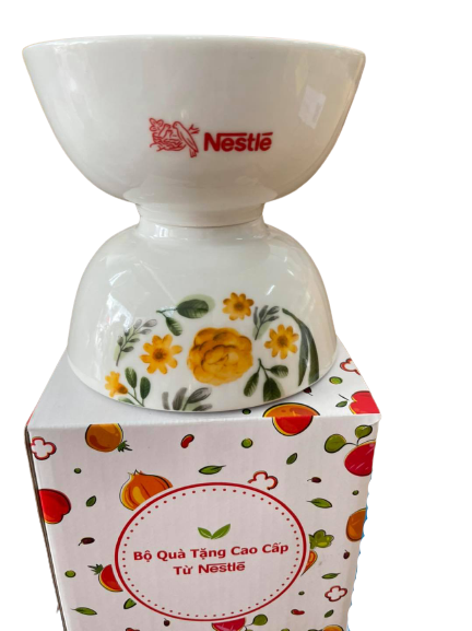 [HCM]( 2 chén  ) Chén sứ donghwa quà Nestle